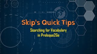 SQT 018 Searching for Vocabulary in Proloquo2Go [upl. by Sadye]