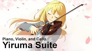 Yiruma Suite River Flows In You Kiss The Rain  Ghibli Piano Violin and Cello [upl. by Millur]