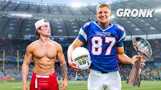 Training W NFL’s Strongest Tight End “GRONK” [upl. by Bashee]