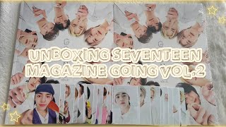 CARAT VLOG 캐럿 브이로그 Unboxing SVENTEEN GOING Magazine Vol2  Ji Anns Diary [upl. by Trout]