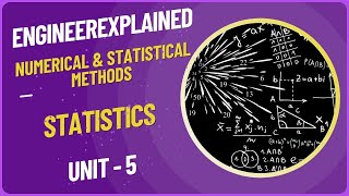 Numerical statistical methods Statistics lecture unit 5 sppu mechanicalengineering [upl. by Aruabea]