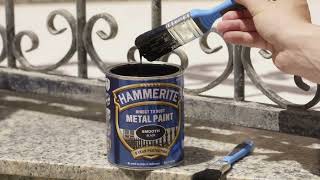 Painting Metal Nothing Beats Hammerite [upl. by Ahouh]