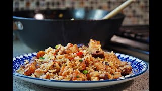 How to Make Epic Pork Belly Fried Rice at Home  CaribbeanPotcom [upl. by Namolos338]