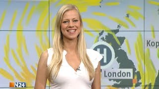 Das N24Wetter am 100812 mit Anneke Dürkopp [upl. by Moth]