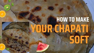 HOW TO MAKE SOFT LAYERED CHAPATIS WITH NO HOT WATERno warm water used [upl. by Nosahc]