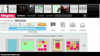 Utiliser Glogster Vidéo explicative n°1 [upl. by Abran]