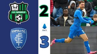 SERIE A SassuoloEmpoli 23 POST PARTITA Apoteosi azzurra con lincornata finale di bastoni [upl. by Maguire]