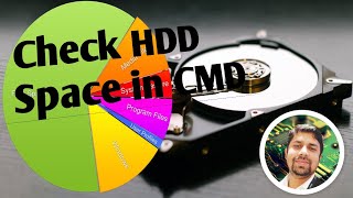 How to check hard drive space using CMD viralvideo windows11 microsoft [upl. by Dolloff578]