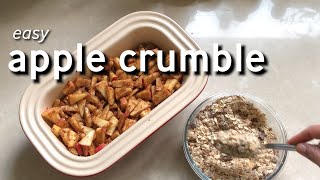 Apple crumble  Gluten free quick and easy [upl. by Gloriane]