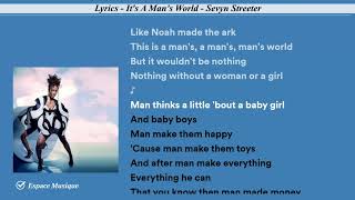 Lyrics Its A Mans World Sevyn Streeter [upl. by Smaoht]