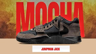 Official Look Travis Scott Jordan Jumpman Jack quotDARK MOCHAquot 2024 👀 [upl. by Aleris]