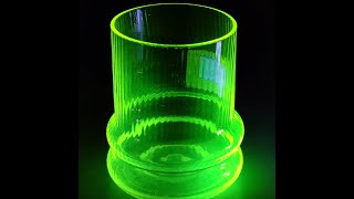 Playing with uranium glass [upl. by Greenleaf]