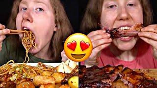 SongByrd ASMR teaches you how to eat the RIGHT way😍 [upl. by Sitra810]