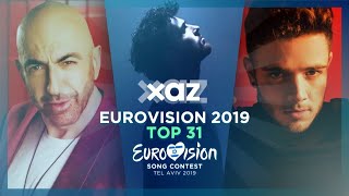 Eurovision 2019 Top 31  NEW 🇧🇾🇸🇲🇨🇭🇳🇱 [upl. by Notlrak233]