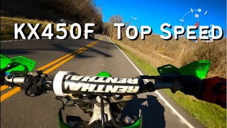 Kx450f TOP SPEED [upl. by Raina]