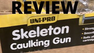 Testing the Cheapest Caulking Gun from Bunnings  Caulking Gun Review  UniPro Skeleton Caulking Gun [upl. by Elish]