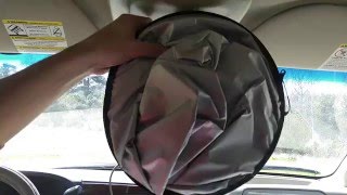 Review EZYSHade 2 Piece Car Sun Shade for Large Windshields [upl. by Alicirp]