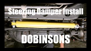 Dobinsons Steering Damper Install 80 Series Land Cruiser [upl. by Teddi]