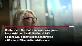 Pensioni da quota 104 ai riscatti agevolati ecco le novità in manovra [upl. by Daza313]