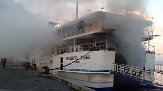 Wonderful Stars in Ormoc City Port Roble group of companies catches fire [upl. by Georgette358]