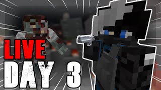 SURVIVING A 7 DAY ZOMBIE APOCALIPSE IN MINECRAFT  Day 3  Hardcore [upl. by Assil]