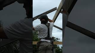 Rustic Gable Roof Framing [upl. by Ajim136]