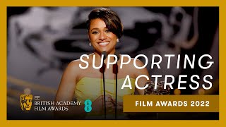 Ariana DeBose Wins Supporting Actress  EE BAFTA Film Awards 2022 [upl. by Atenaz618]