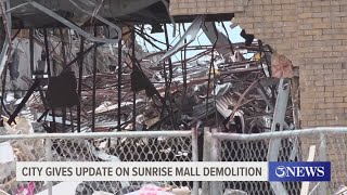 City gives update on Sunrise Mall demolition [upl. by Aracot633]