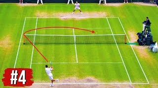 20 CRAZIEST Shots In Wimbledon History [upl. by Euqinahc]