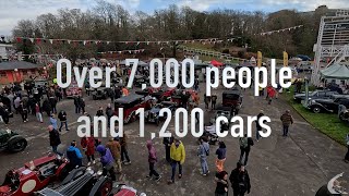 Brooklands Museum New Years Day Classic Gathering 2024 [upl. by Kamat322]