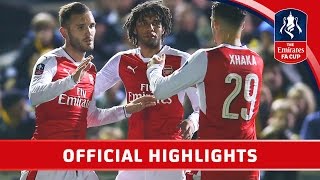 Sutton United 02 Arsenal  Emirates FA Cup 201617 R5  Official Highlights [upl. by Fesuy]