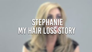 Stephanie  My Hair Loss Story  easihair pro [upl. by Nosmirc]