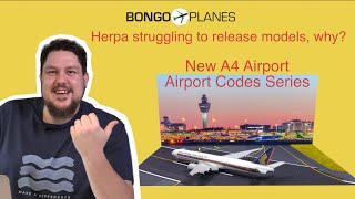 Cool new Airport Codes Series from A4 Airport and Herpa barely releases models this year Why [upl. by Edorej]