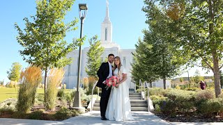 Pocatello LDS Temple Wedding  Hallie  Chase [upl. by Irwin]