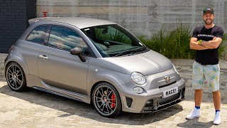 full option Abarth 695 Biposto dog ring gearbox carbon exhaust  The Supercar Diaries [upl. by Mik]