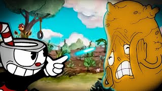 VIREI UMA CABEÇA DE XÍCARA QUE ATIRA NO CUPHEAD [upl. by Akiv]