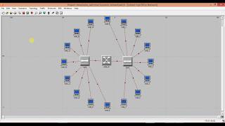 Riverbed Opnet 175 Tutorial  Switched Lan [upl. by Auria2]