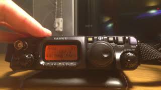 Yaesu FT817 memory programing without cable [upl. by Cozza]