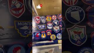 Civil Air Patrol Jacket or cap Badges at New England Air Museum  shorts feed  YouTube shorts 🛩️ [upl. by Stratton512]