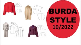 Burda Style 102022 Technical Drawings [upl. by Niffirg]