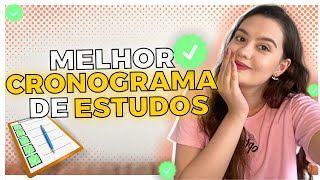 O CRONOGRAMA PERFEITO PARA ESTUDAR PARA QUALQUER CONCURSO [upl. by Retepnhoj813]