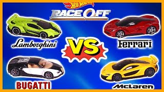 LAMBORGHINI vs BUGATTI vs FERRARI vs MCLAREN  RACE [upl. by Navanod47]