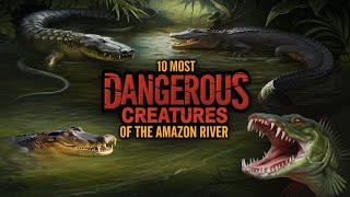 10 Most Dangerous Creatures of the Amazon River [upl. by Keven]