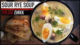 Winter Soup Polish Zurek How to Make the Best Soup Polish Ever  Sour Rye Soup [upl. by Groscr]