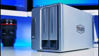 TerraMaster D2310 2 Bay Hard Drive RAID Enclosure Review 4K [upl. by Laekcim]