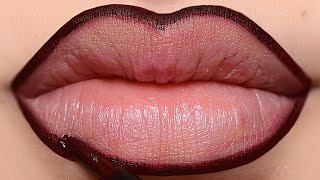 How To Apply Lip Liner Perfectly  Wonderful Lipstick Tutorial [upl. by Eiralih949]