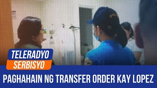 Video of transfer order service to OVP chief of staff presented at House probe  25 November 2024 [upl. by Philpot434]