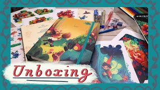 Unboxing Mossery x Poopikat Mixed Media Art Kit [upl. by Nnylesor462]