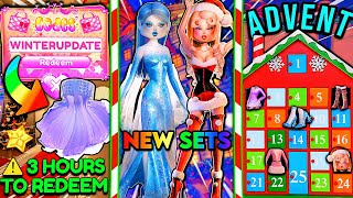 CHRISTMAS UPDATE IN 1 WEEK ⚠️ TIMED CODES  2 NEW SETS  ITEMS amp MAP LEAKS  Dress to Impress [upl. by Wennerholn104]