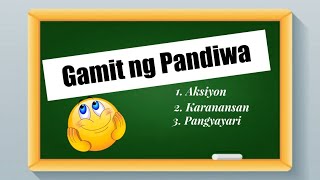 Gamit ng Pandiwa [upl. by Aim]